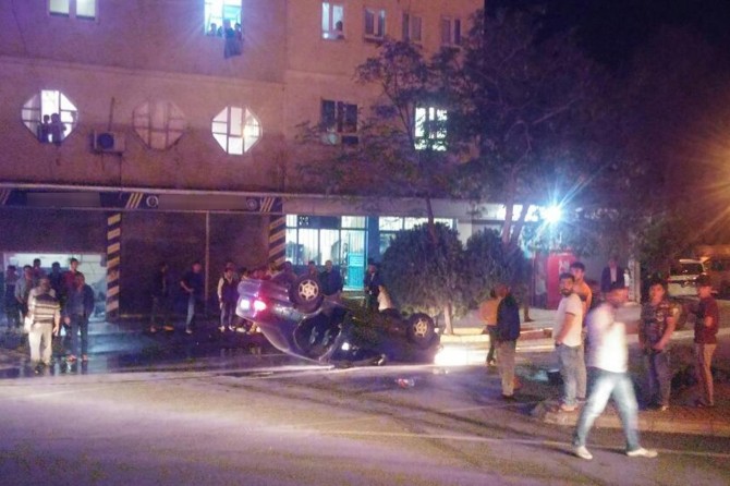 Otomobil takla attı: 2 yaralı