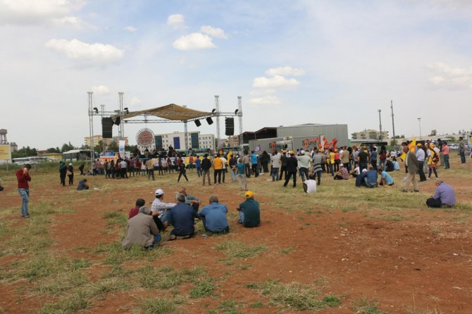 Şanlıurfa’daki 1 Mayıs mitingi ilgi görmedi