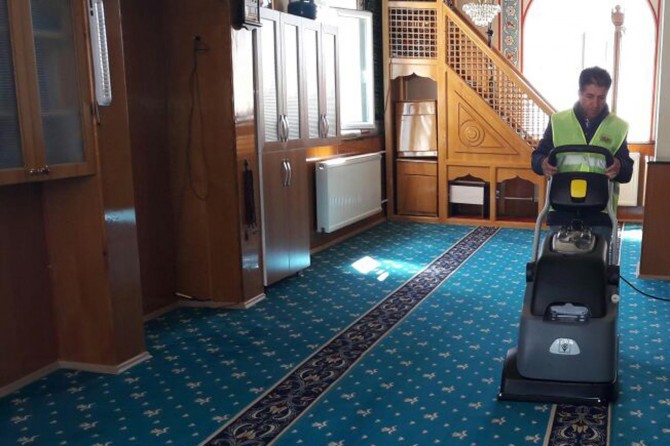Van'da cami ve Kur'an kurslarında temizlik çalışması başlatıldı