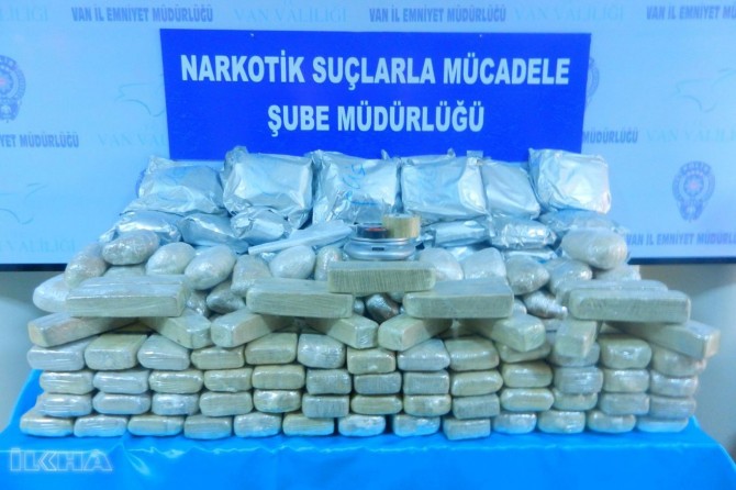 Li Wanê 86 kîlo eroîn hat bidestxistin