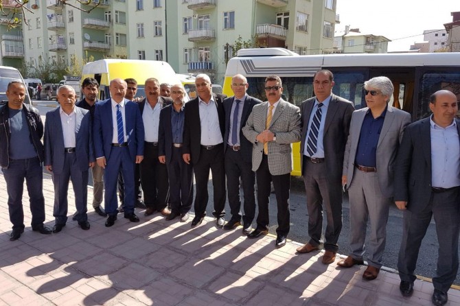 Van Büyükşehir Belediyesinden minibüsçülere ziyaret