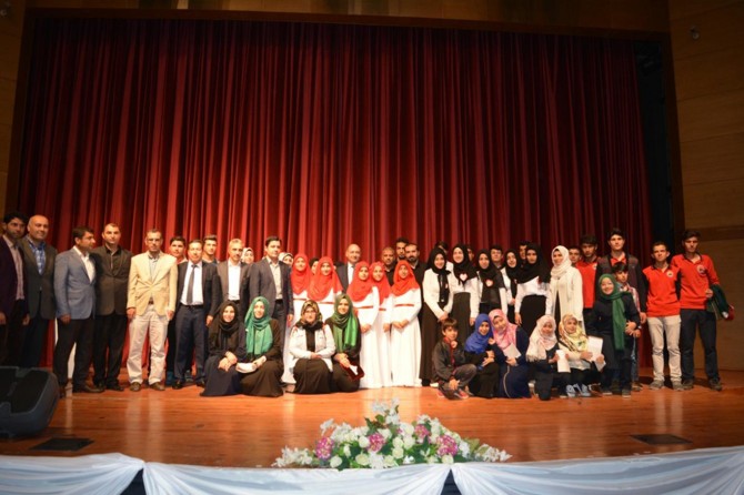 Batman'daki imam hatip okullarından ortak Kutlu Doğum etkinliği
