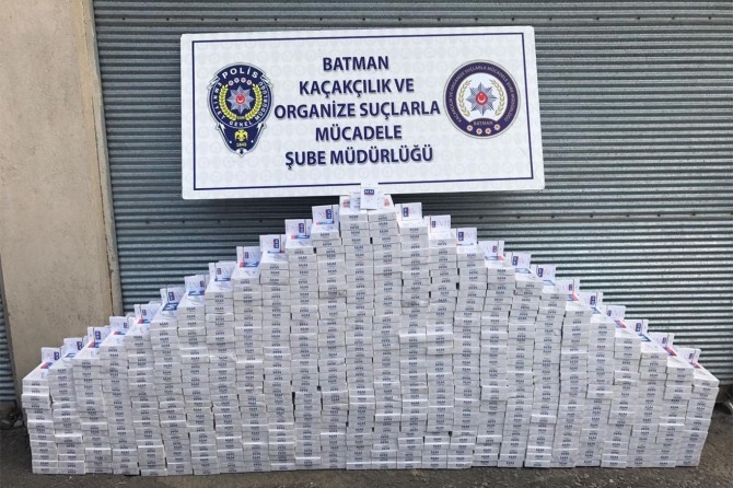 117 bin TL değerinde kaçak sigara ve 46 kilo esrar ele geçirildi