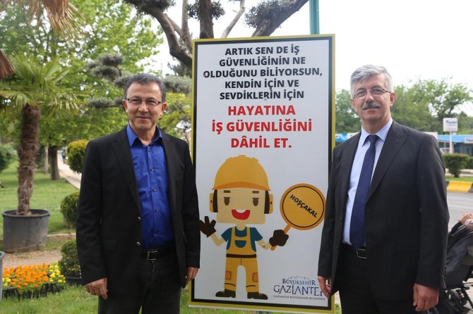 Gaziantep'teki parklarda 'İş Sağlığı ve Güvenliği' çalışması oluşturuldu