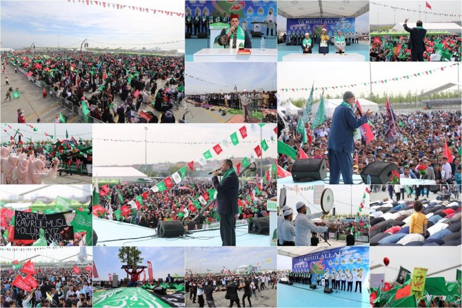 İstanbul Kutlu Doğum etkinliğinden kareler