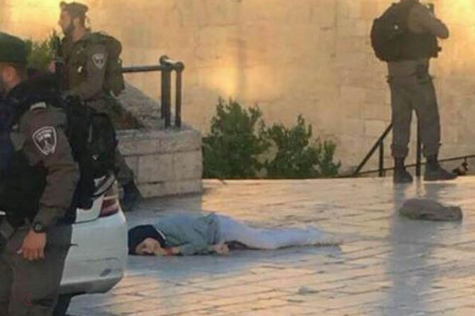 Zionist policemen slaughtered Palestinian girl