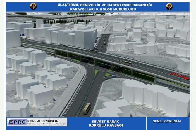 "Şevket Başak Köprülü Kavşağı eylül ayında bitecek"
