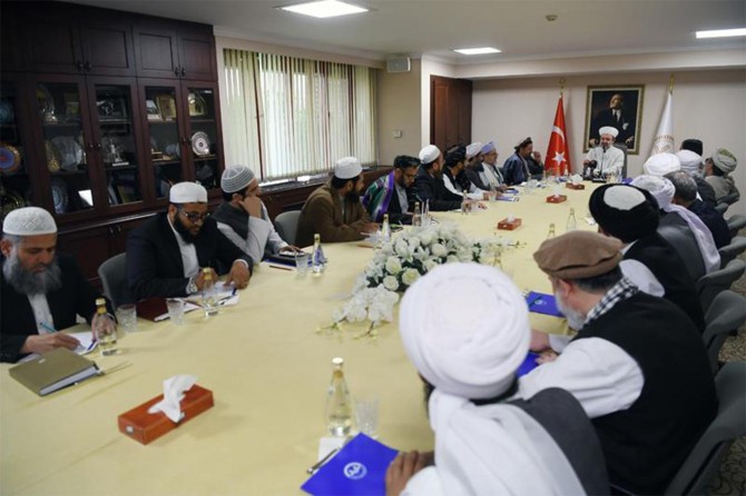 Afganistanlı âlimler heyetinden Diyanet’e ziyaret