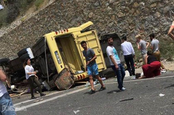 Tour bus rollovers in Marmaris: 20 dead and 11 injured