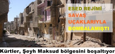 Kürtler, Halep'te Şeyh Maksud'u boşaltıyor