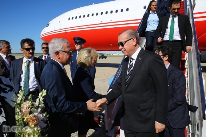 Serokkomar Erdogan li Amerîkayê ye