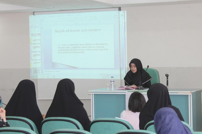 Şanlıurfa’da "21. Yüzyılda Fatıma Olmak" etkinliği