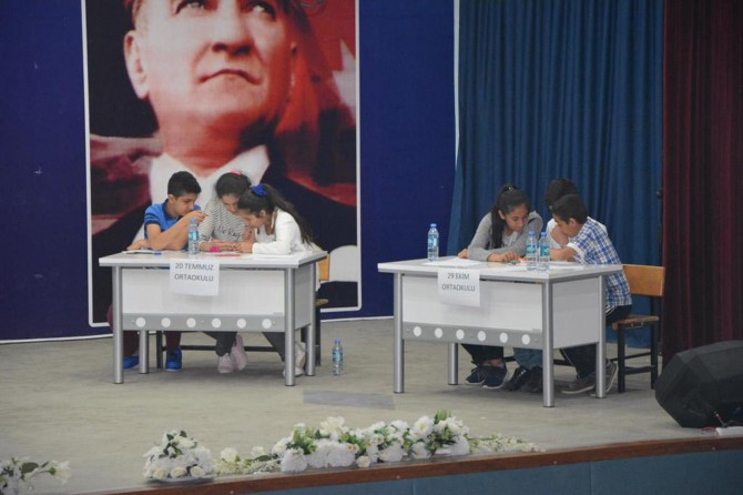 Batman'da ortaokullar arası bilgi yarışması