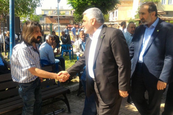 HÜDA PAR Genel Başkanı Yapıcıoğlu’ndan taziye ziyareti