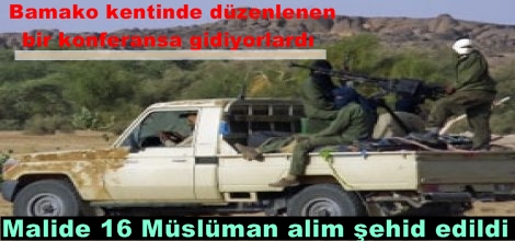 Malide 16 Müslüman alim şehid edildi