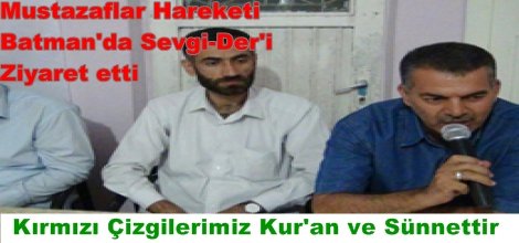 Kırmızı Çizgilerimiz Kur'an ve Sünnettir