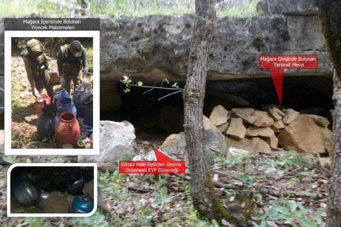 Diyarbakır'da ele geçirilen patlayıcılar imha edildi