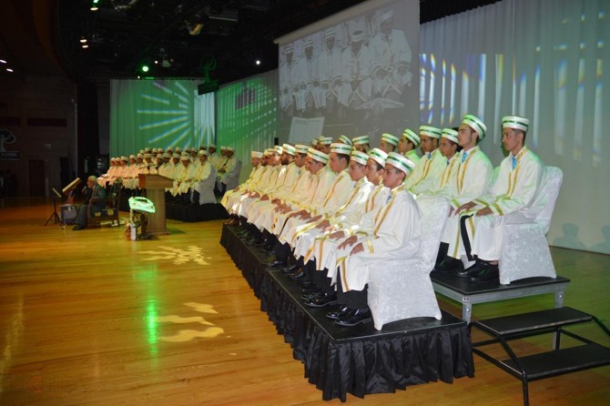 70 hafiz receive certificate in Gaziantep