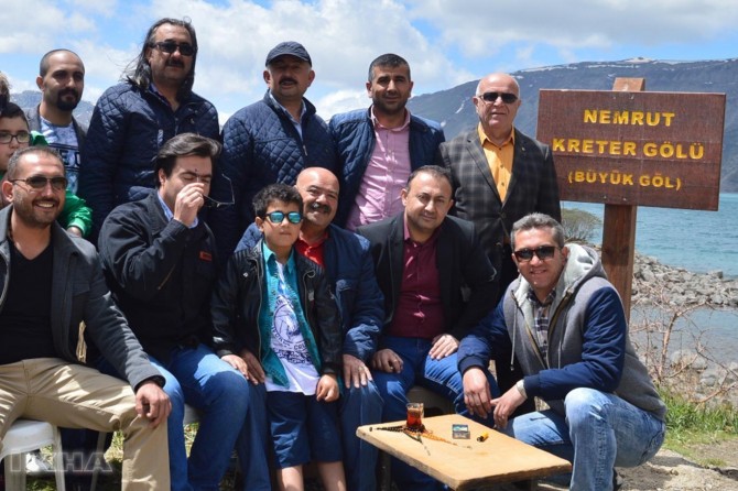 Scientists impressed on Nimrud Crater Lake