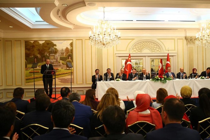 Cumhurbaşkanı Erdoğan UETD heyetini kabul etti