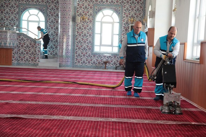 Gaziantep’te camilerde Ramazan hazırlığı