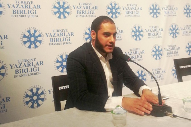 Gazzeli Kerim Alastal İstanbul’da Filistin temalı bir söyleşi gerçekleştirdi