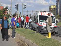 Siverek'te Ambulans Kaza Yaptı