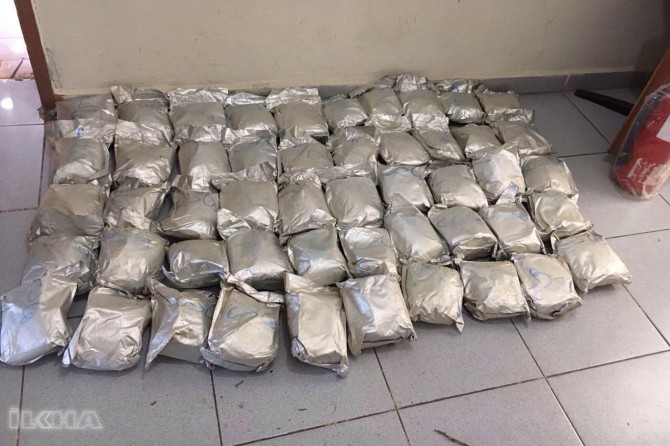 Li Wanê 55 kîlo eroîn hat bidestxistin