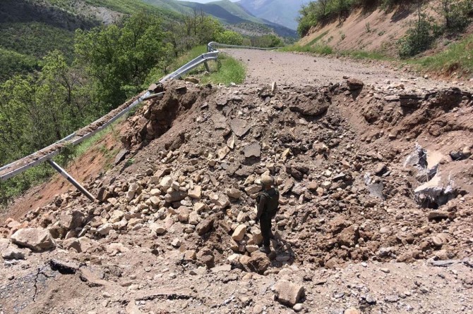 Tunceli'de olası facianın önüne geçildi