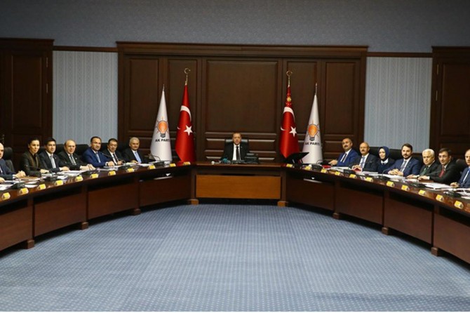 AK Parti MKYK Cumhurbaşkanı Erdoğan başkanlığında toplandı