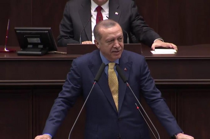 Cumhurbaşkanı Erdoğan partisinin grup toplantısında konuştu