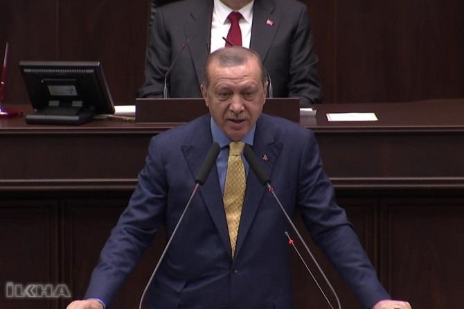 Serokkomar Erdogandi civîna komî ya partiya xwe de axivî