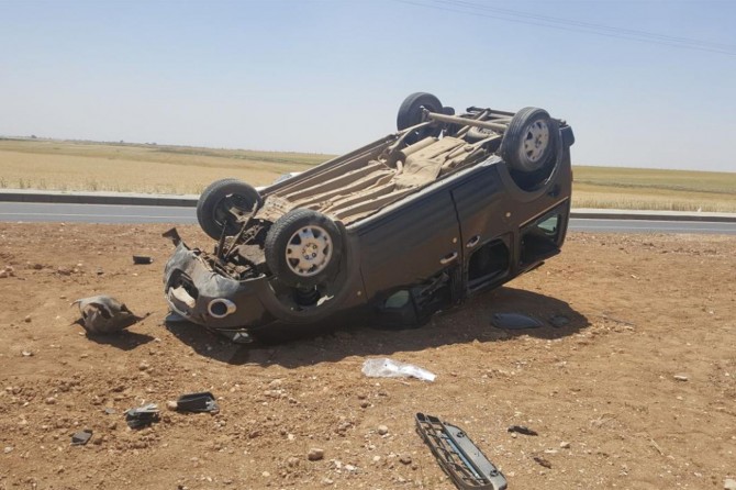 Nusaybin’de trafik kazası: Bir yaralı