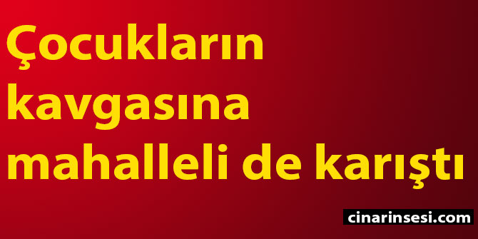 Şanlıurfa Haliliye'de çocukların kavgasına mahalleli de karıştı