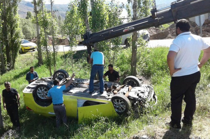 Muş Cezaevi yolu mevkiinde trafik kazası: 1 yaralı foto