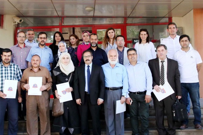 Gaziantep Üniversitesinde Suriyeli akademisyenlere Türkçe eğitim