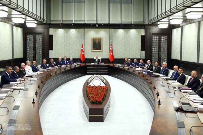 US’s weapons to YPG discussed in Turkish National Security Council