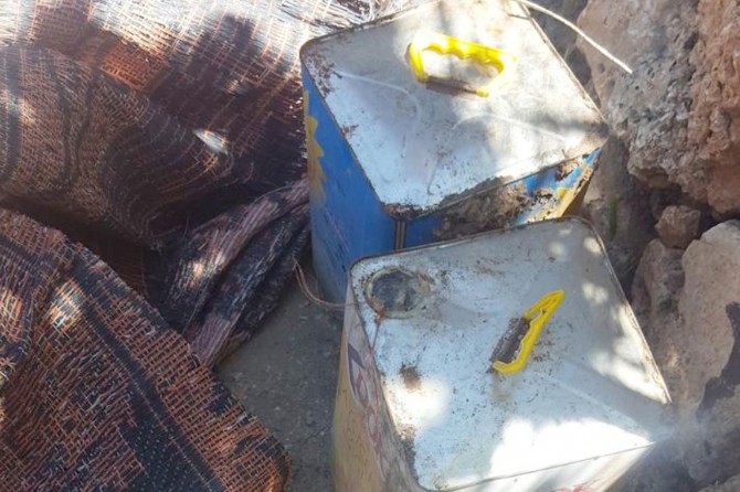 Yol kenarına tuzaklanan patlayıcı imha edildi