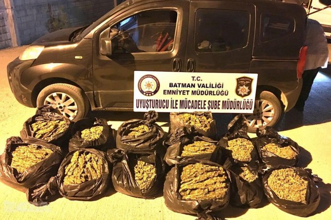 Li Êlihê 97 kîlo esrar hat bidestxistin