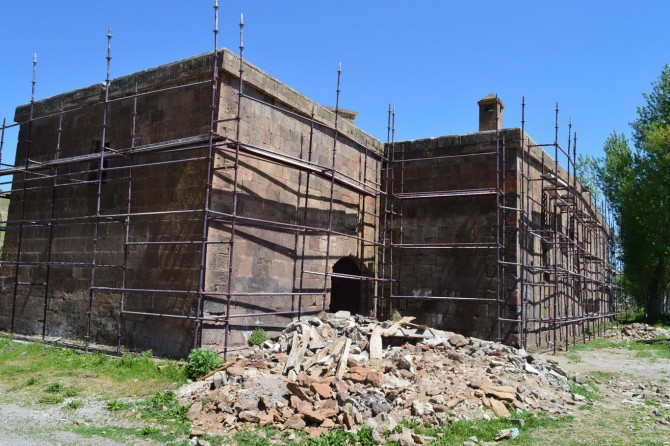 Bitlis'te Başhan Kervansarayı restore ediliyor