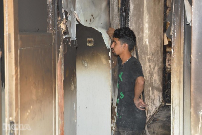 Fire in the Syrian home: 4 injured