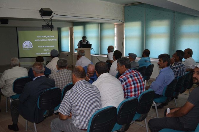 Anız yakımı ile ilgili seminer verildi