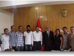 Ataması Yapılan Öğretmenlerden Milli Eğitim Müdürüne Ziyaret