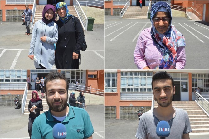 LYS'ye giren öğrenciler duygularını paylaştı