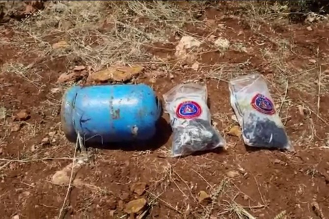 Mardin’de bulunan el yapımı patlayıcı imha edildi