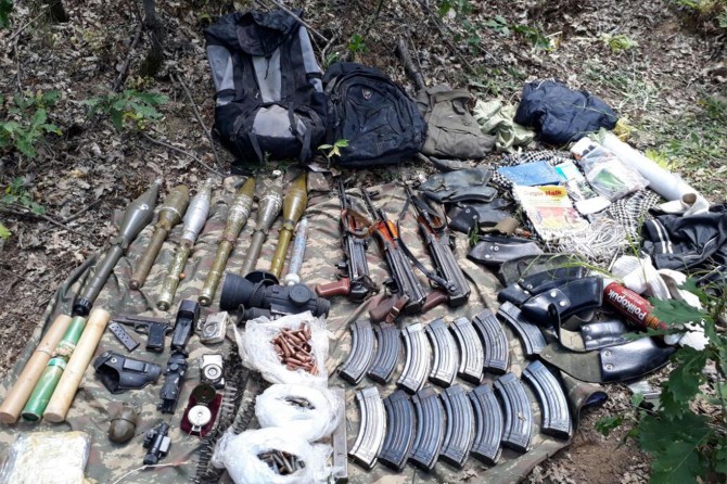 PKK’ye ait sığınaklar kullanılamaz hale getirildi