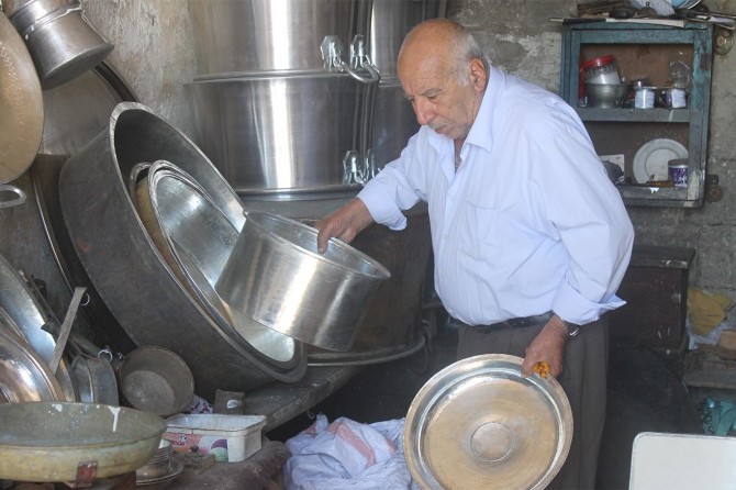 Kalaycılık mesleğiyle geçen 70 yıl