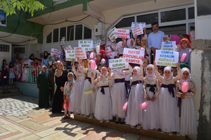 "Camiler çocuklarla çiçek açmış durumda"