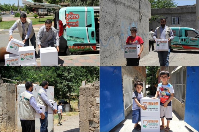 Yetim-Der'den ihtiyaç sahibi ailelere Ramazan yardımı