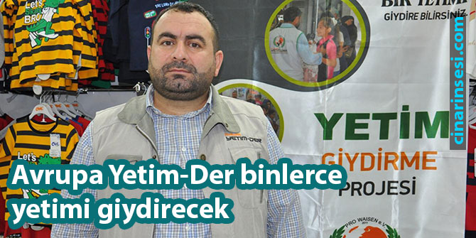 Avrupa Yetim-Der Batman’da binlerce yetimi giydirecek